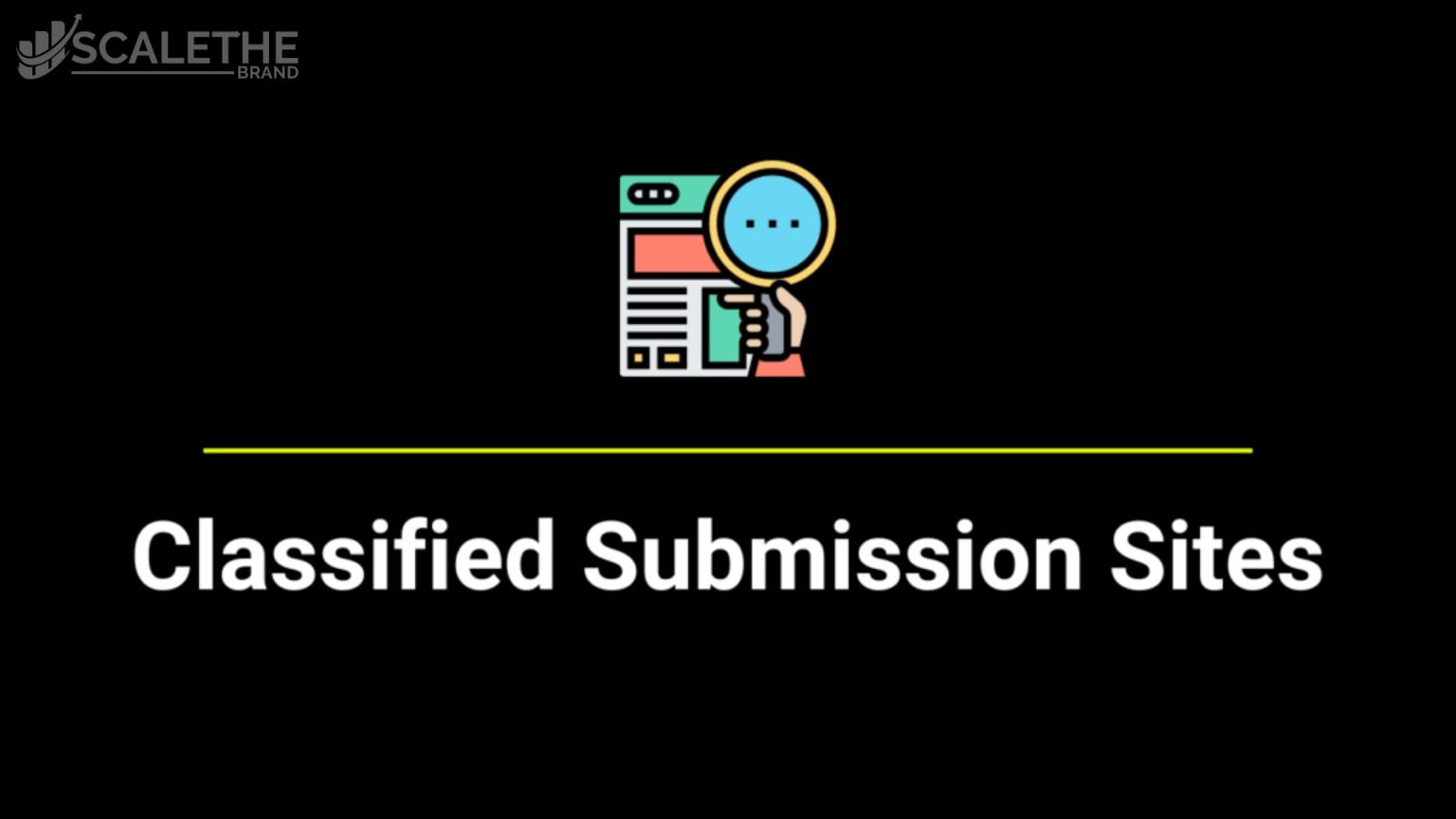 What are Classified Submission Sites?