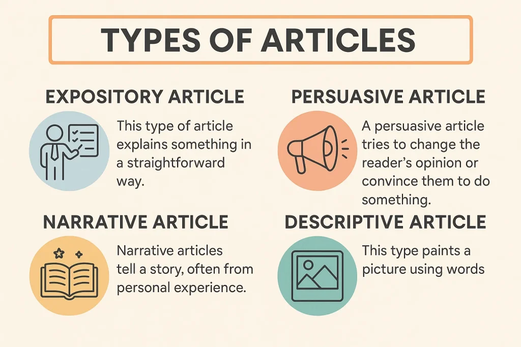 types of articles